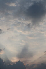 clouds in the sky