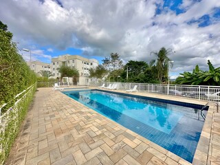 swimming pool in hotel