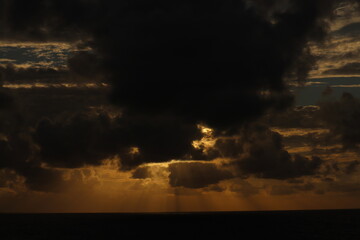 clouds at sunset