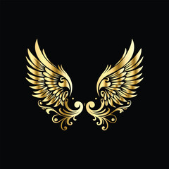 Vector set of gold vintage frames. Elegant element for design in Eastern style, place for text. Floral golden border. Lace illustration for invitations and greeting cards.