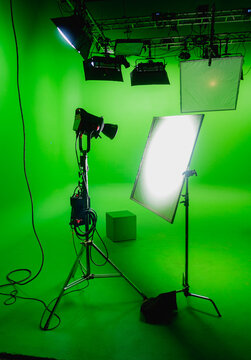Professional Green Screen Studio Setup