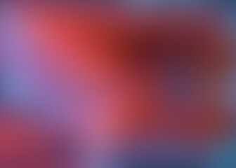 Soft gradient blend of warm reds and cool blues with subtle grain