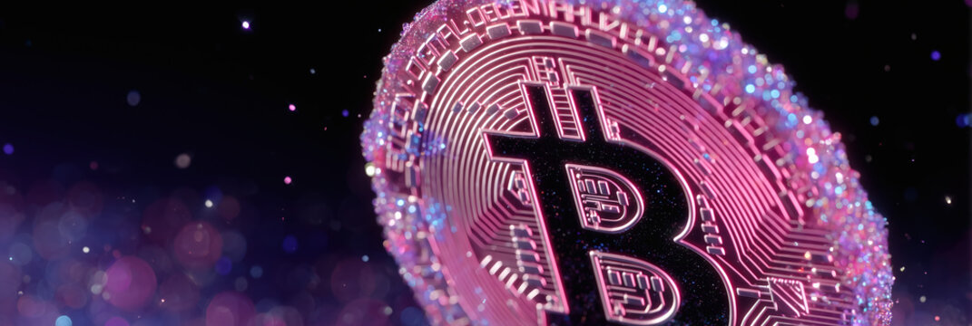 Bitcoin Kunst Krypto Business Wallpaper	
