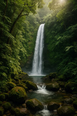 Fototapeta premium waterfall in the forest