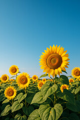 Obraz premium sunflower in the field