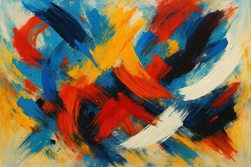 Contemporary Abstract Expressionist Painting With