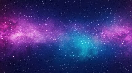Colorful cosmic expanse with shimmering stars.