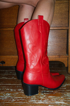Red Cowboy Boots