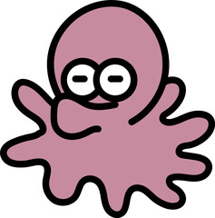 Obraz premium 문어일러스트