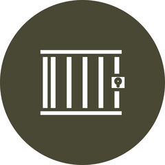 Jail Vector Icon Design