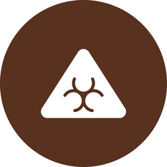 Hazard Sign Vector Icon Design