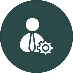 Employee Vector Icon Design