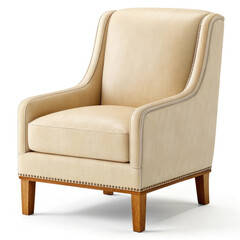 leather sofa isolated on white background