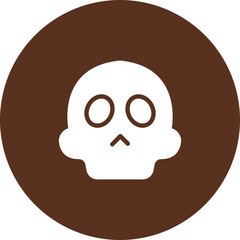 Skeleton Masks Vector Icon Design