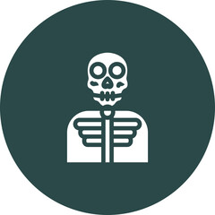 Skeleton Costumes Vector Icon Design