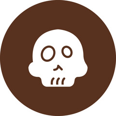 Skeleton Stickers Vector Icon Design