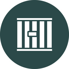 Jail Vector Icon Design