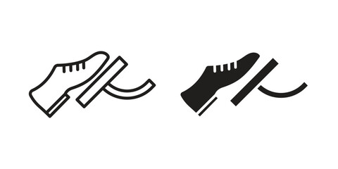 car pedal icon vector collection. vector stock symbol illustrations