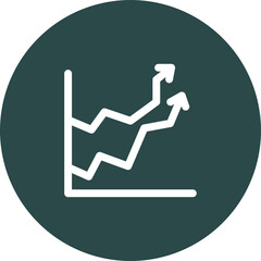Graph Vector Icon Design