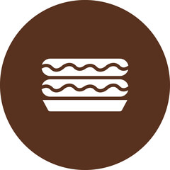 Eclair Vector Icon Design