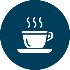 Coffee Cup Vector Icon Design