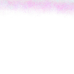 Pink and purple glitter particles falling creating a festive background