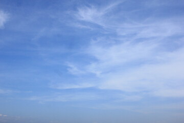 blue sky and white cloud