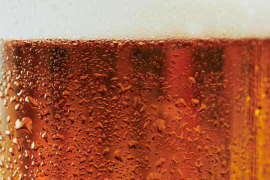 Clsoeup of Beer and Foam 