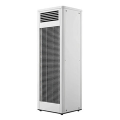 Big floor standing air conditioner isolated on a transparent background
