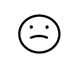 悲しい顔アイコン