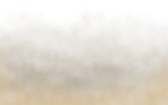 Brown Smoke, Fog, and Dust Isolated on Transparent Background PNG