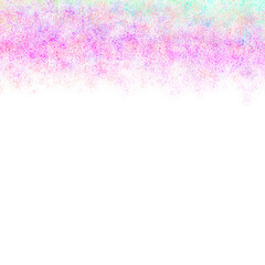 Colorful abstract splatter particles background