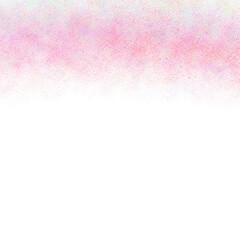 Pastel colored glitter texture on a white background
