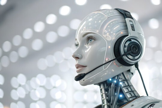 AI customer service agent concept