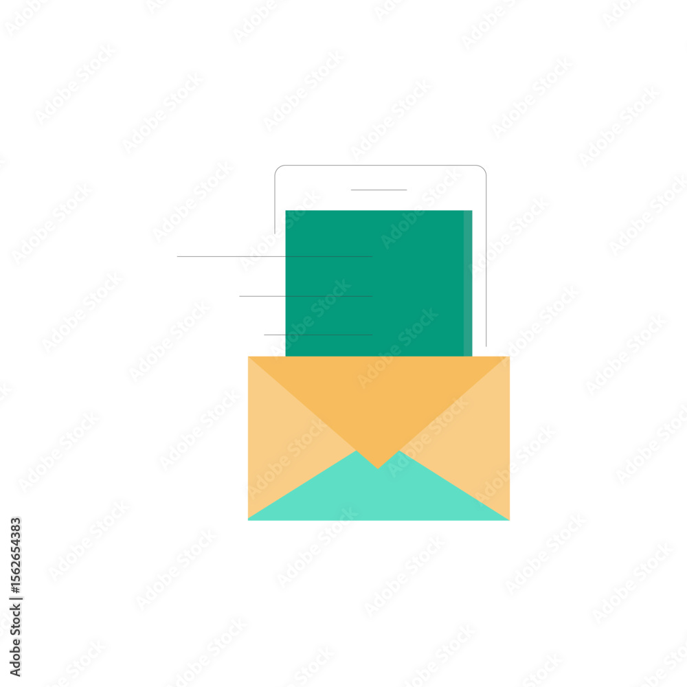 Poster simple speech bubble icon for communication and messaging applications