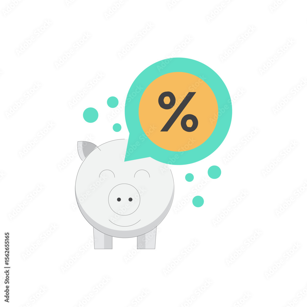 Poster simple and clean disk icon representing data saving and storage functionality