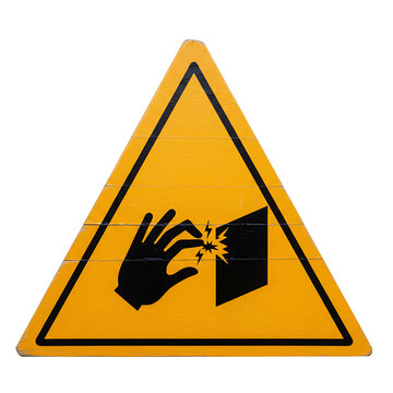 High voltage danger warning sign indicating risk of electrocution hazard