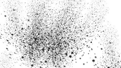 水しぶき/インクのしみ