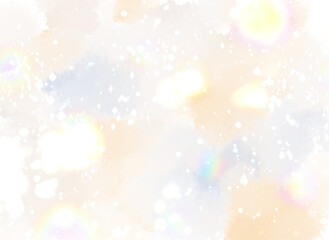 Rainbow light, grains of light, mystical background
