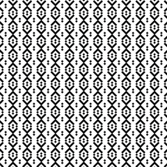 Abstract geometric pattern. A seamless vector background. Black and white ornament. Graphic modern pattern. Simple lattice graphic design.