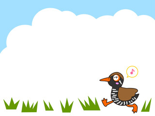 ヤンバルクイナのフレーム