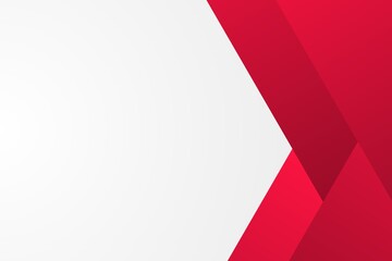 Striking red abstract background with dynamic geometric forms, perfect for energetic corporate communications and bold brand statements.