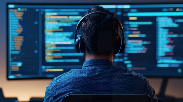 AI chatbot being trained through a graphical interface, displaying conversational tree, 