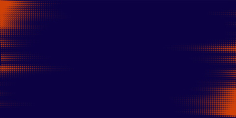Obraz premium Abstract speed lines style orange color halftone banner design template. Vector illustration.art