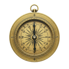 Antique Brass Compass A Vintage Navigation Tool for Exploration and Adventure