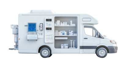 Mobile Medical Unit with Advanced Technology and Equipment for Healthcare Services On-the-Go