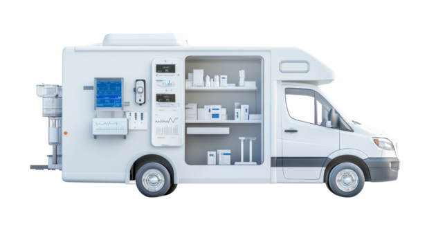 Mobile Medical Unit with Advanced Technology and Equipment for Healthcare Services On-the-Go