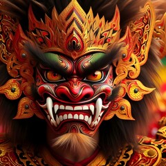 Naklejka premium chinese dragon head