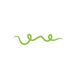 Obraz premium abstract green wave lines