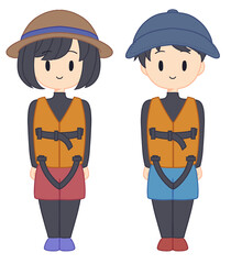 安全な川遊びの服装